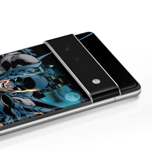 DC Comics Batman All Star Batman & Robin, The Boy Wonder Action Pose Art BY Jim Lee Google Pixel 6 Pro Skin